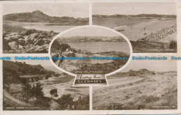 R633457 Greetings From Guernsey. Multi View. RA. RP. 1947 - World