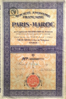 Société Anonyme Française Paris-Maroc - Paris - 1924 - Sonstige & Ohne Zuordnung