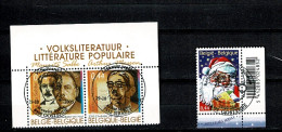 2005 3464/65 &  3466 Postfris Met 1édag  Stempel : HEEL MOOI ! MNH Avec Cachet 1er Jour " Literatuur,Noél ..... - Neufs