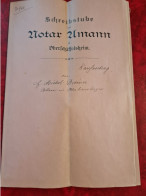 ACTE DE VENTE 1905 STEMPELMARKE ELSASS LOTHRINGEN 80 PF  NIEDERHAUSBERGHEIM OBERHAUSBERGHEIM SCHILTIGHEIM - Lettres & Documents
