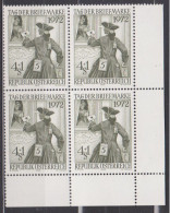 1972 , Mi 1404 ** (1) -  4er Block Postfrisch - Tag Der Briefmarke - Cartas & Documentos