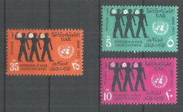 Egypt 1966 Year , Mint Stamps MNH (**) Michel # 825-827 - Ungebraucht