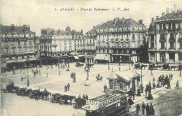 49 - Angers - Place Du Ralliement - Animée - Tramway - Correspondance - CPA - Voyagée En 1918 - Voir Scans Recto-Verso - Angers