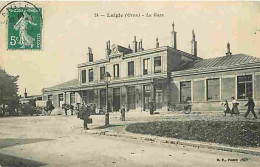 61 - Laigle - La Gare - Animé - CPA - Voir Scans Recto-Verso - L'Aigle