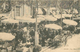 Reproduction CPA - 06 Nice - Le Marché - En 1900 - CPM Format CPA - Carte Neuve - Voir Scans Recto-Verso - Mercadillos