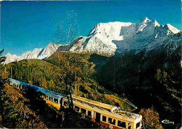 Trains - Saint Gervais Les Bains - Le Tramway TMB Et La Chaine Du Mont Blanc - Flamme Postale - CPM - Voir Scans Recto-V - Trenes