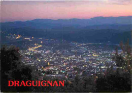 83 - Draguignan - Vue Générale Aérienne La Nuit - CPM - Voir Scans Recto-Verso - Draguignan