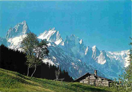 74 - Chamonix - Mont-Blanc - Les Aiguilles De Chamonix Vue Du Lavancher - CPM - Voir Scans Recto-Verso - Chamonix-Mont-Blanc