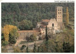 66 - Saint Michel De Cuxa - L'Abbaye - Vue Générale Aérienne - CPM - Voir Scans Recto-Verso - Autres & Non Classés