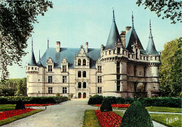 37 - Azay Le Rideau - Le Château - Fleurs - Carte Neuve - CPM - Voir Scans Recto-Verso - Azay-le-Rideau