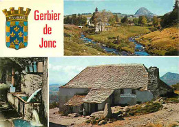 07 - Le Mont Gerbier De Joncs - La Ferme De La Loire - Multivues - Blasons - CPM - Voir Scans Recto-Verso - Autres & Non Classés