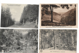 L150C1018 - Saint Agrève Et Ses Environs - Lot De 4 Cartes - L'Eyrieux à Montgros, Bois De La Rèche, Route De Lamastre - Saint Agrève