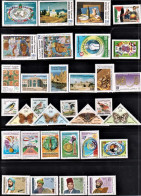 2001-Tunisie/ Année Complète - Full Year 2001 -Y&T 1415 --- 1446 -- 32V- MNH***** - Sammlungen (ohne Album)