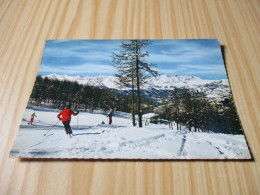 Valberg (06).Départ Du Téléski Du Vasson - Carte Animée. - Autres & Non Classés