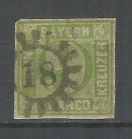 Bavaria 1850 Year Used Stamp , Mi. 05 - Altri & Non Classificati