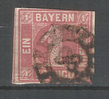 Bavaria 1850 Year Used Stamp , Mi. 03 - Other & Unclassified