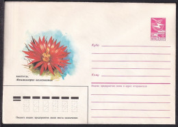 Russia Postal Stationary S2546 Flower, Cactus - Sukkulenten