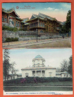 0J - 2x Bruxelles - Laeken Le Pavillon Chinois  Et Laeken Le Belvédère 1898 - Altri & Non Classificati