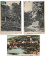 L150C1019 -  Lot De 3 Cartes - La Louvesc - Lac Du Grand Lieu, Cascade De Grange Neuve Et Pont Des Soupirs - La Louvesc