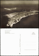 Helgoland (Insel) Luftbild Insel Gesamtansicht V. Flugzeug Aus 1960 - Autres & Non Classés
