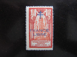 Inde: TB  N° 181a, Surcharge Maigre, Neuf  X . - Ungebraucht