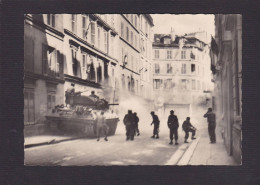 CPSM Libération De Paris WWII Anti Allemagne Nazi Voir Scan Du Dos Char D'assaut Tank - Autres & Non Classés