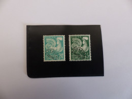 PREOBLITERES  114  ET  117   NEUFS **  COTE  50 € - 1893-1947