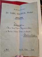 ACTE DE MARIAGE 1908 CACHET ELSASS LOTHRINGEN 1.20 MARK OBERHAISBERGHEIM GENEALOGIE NEYMANN SCHOTT LOBSTEIN - Brieven En Documenten