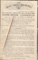 Oorlogsslachtoffer : 1944, Andre Lonneville, Verlee, Sijsele, Luchtbombardement, Stöcken, Hannover, Duitsland - Imágenes Religiosas