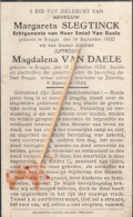 Oorlogsslachtoffer : 1944, Margareta Slegtinck, Magdalena Van Daele, Brugge - Imágenes Religiosas