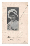 CPA FANTAISIE / JEUNE FEMME AVEC BONNET - Women