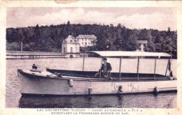 58 - Nievre -  LAC Des SETTONS - Canot Automobile " Fly " Effectuant La Promenade Autour Du Lac  - Altri & Non Classificati