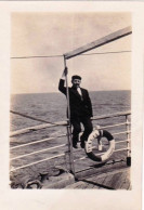 Petite Photo - 1922 - A Bord Du Paquebot SS TADLA ( Compagnie Paquet ) Croisiere Marseille - Constantinople - Boten