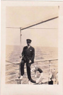 Petite Photo - 1922 - A Bord Du Paquebot SS TADLA ( Compagnie Paquet ) Croisiere Marseille - Constantinople - Bateaux