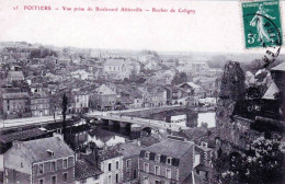 86 - Vienne -  POITIERS - Vue Prise Du Boulevard Abbeville - Rocher De Coligny - Poitiers