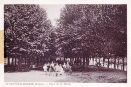 86 - Vienne - SAINT GENEST D'AMBIERE - Place De La Mairie - Other & Unclassified