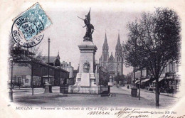 03 - Allier -  MOULINS -  Monument Des Combattants De 187 Et L'église Du Sacré Coeur - Moulins