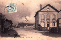 89 - Yonne - THEIL  Sur VANNE ( Vallées-de-la-Vanne )   - A L'angle Des Quatre Routes - Café/hotel Charton - Other & Unclassified