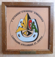 Ancien Cadre Du  2 Eme Régiment Légion Etrangère D' Infanterie - Compagnie D' Eclairage Et D' Appui - Equipment