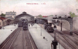 51 - Marne -  CHALONS  Sur MARNE -  La Gare - Châlons-sur-Marne