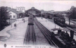 51 - Marne -  CHALONS  Sur MARNE - Interieur De La Gare - Châlons-sur-Marne
