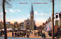 45 - Loiret -  BRIARE -   Place Bapterose - Le Marché - Briare