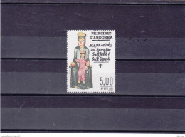 ANDORRE 1991 STATUE, VIERGE DE SAINT JULIA Yvert 412, Michel 433 NEUF** MNH Cote 3,20 Euros - Ongebruikt