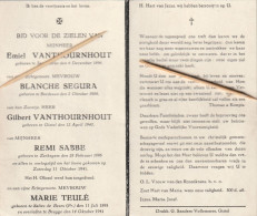 Oorlogsslachtoffer : 1941, Vanthournhout, Segura, Sabbe, Gistel, 1941 - Devotion Images