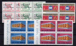 PAG30 - ITALIA 1969 , Tre Belle Serie Del Periodo In  QUARTINA *** MNH . - 1961-70: Ungebraucht