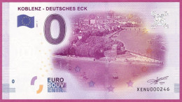 0-Euro XENU 01 2017 KOBLENZ - DEUTSCHES ECK S-11 XOX - Pruebas Privadas