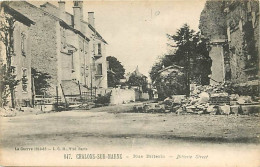 51 - Chalons Sur Marne - Guerre 1914-1918 - Rue Bitterie - Ruines - Oblitération Ronde De 1918 - CPA - Voir Scans Recto- - Châlons-sur-Marne