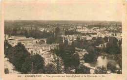 16 - Angoulême - Vue Générale Sur Saint-Cybard Et La Charente - CPA - Oblitération Ronde De 1937 - Voir Scans Recto-Vers - Angouleme