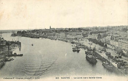 44 - Nantes - La Loire Vers Sainte-Anne - Animée - Bateaux - Correspondance - Oblitération Ronde De 1915 - CPA - Voir Sc - Nantes