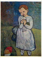 Art - Peinture - Pablo Picasso - Child With A Dove - CPM - Voir Scans Recto-Verso - Pintura & Cuadros